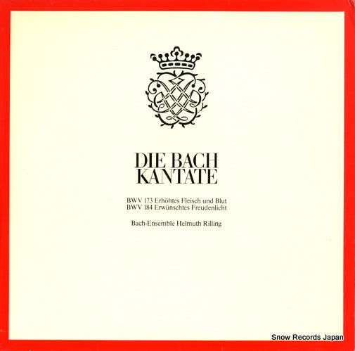 RILLING, HELMUTH bach; die bach kantate bwv173/bwv184 CLV71938