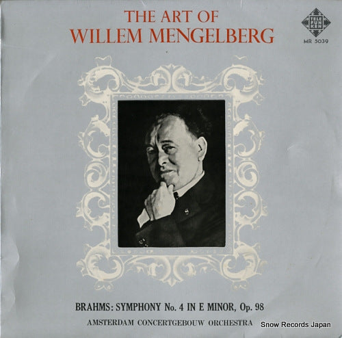 MENGELBERG, WILLEM brahms; symphony no.4 in e minor op.98 MR5039