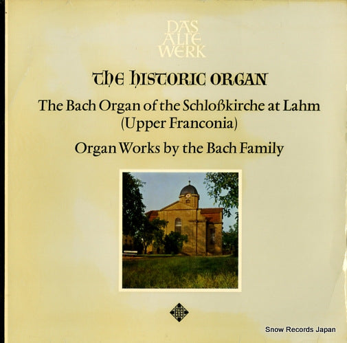 KRUMBACH, WILHELM the bach organ of the schlobkirche at lahm SAWT9551-B
