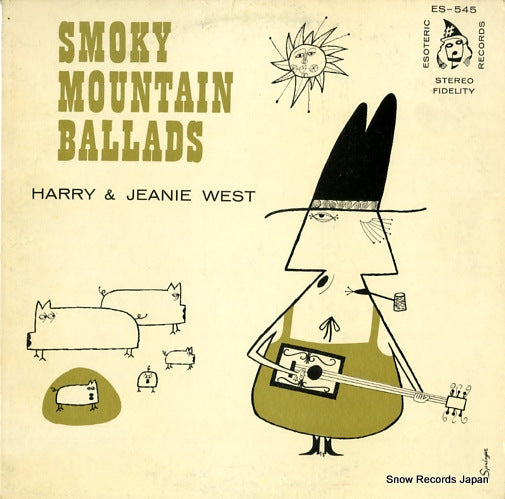 WEST, HARRY AND JEANIE smoky mountain ballads ES-545