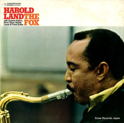 LAND, HAROLD the fox LAX-3037