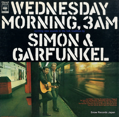 SIMON AND GARFUNKEL wednesday morning, 3 a.m. SOPM100