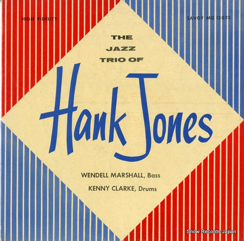 JONES, HANK the jazz trio of hank jones MG12023