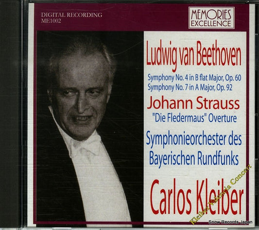 KLEIBER, CARLOS beethoven; symphony no.4 in b flat major, op.60 ME1002