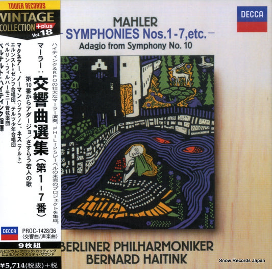 HAITINK, BERNARD mahler; symphonies nos.1 - 7 PROC-1428