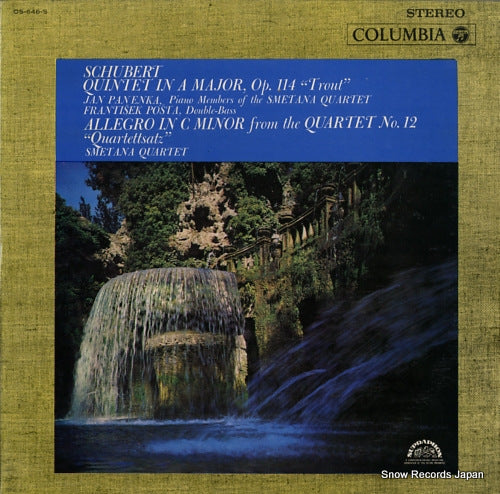 SMETANA QUARTET schubert; quintet in a major, op.114 "trout" OS-646-S