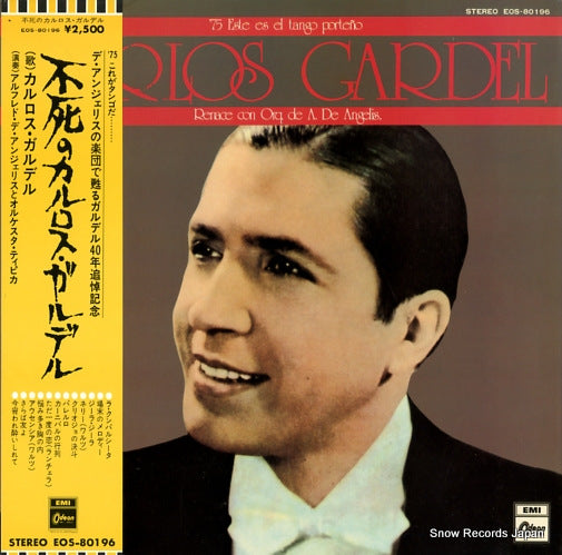GARDEL, CARLOS renance con orq. de a. de angelis. EOS-80196