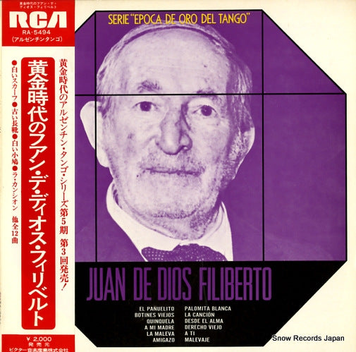 FILIBERTO, JUAN DE DIOS la epoca de oro de juan de dios filiberto RA-5494