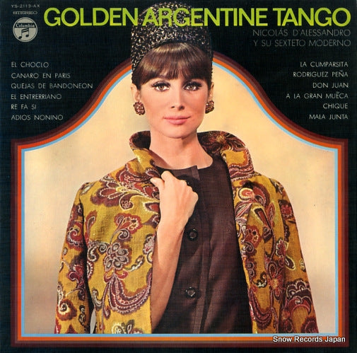 D'ALESSANDRO, NICOLAS golden argentine tango YS-2113-AX
