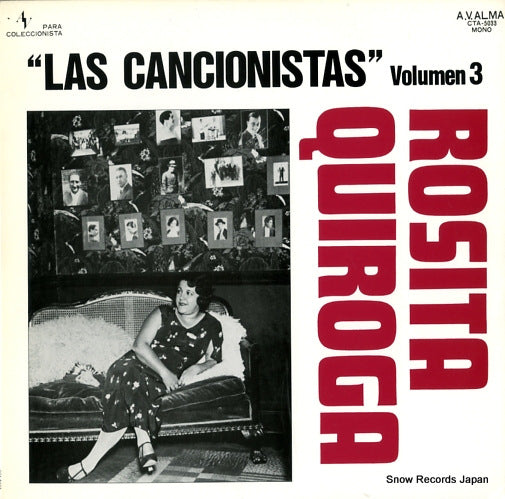 QUIROGA, ROSITA las cancionistas vol.3 CTA-5033