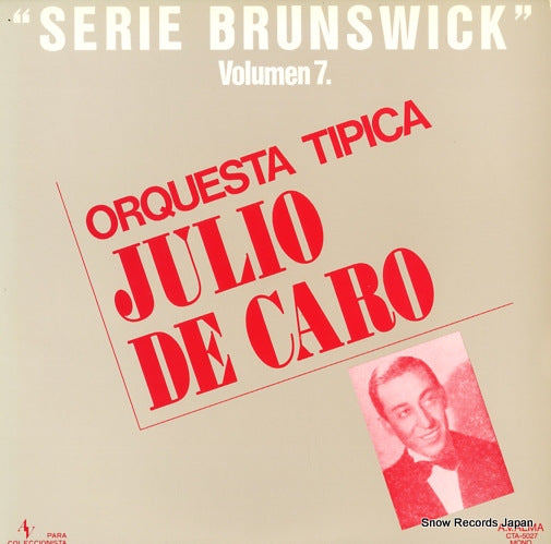 CARO, JULIO DE serie brunswick vol.7 CTA-5027