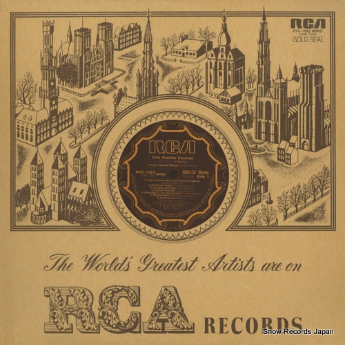 KREISLER, FRITZ fritz kreisler encores RVC-1582