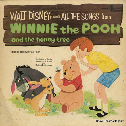 WALT DISNEY all the songs from winnie the pooh DQ-1277