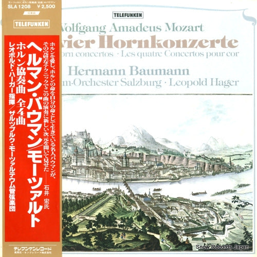 BAUMANN, HERMANN mozart; die vier hornkonzerte SLA1208