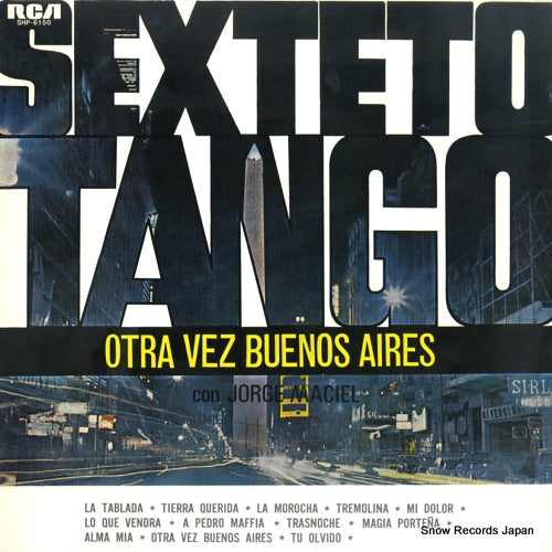 SEXTETO TANGO otra vez buenos aires SHP-6150