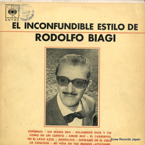 BIAGI, RODOLFO el inconfundible estilo de rodolfo biagi CBS1090