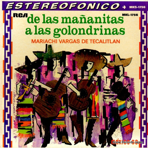 MARIACHI VARGAS DE TECALITLAN de las mananitas a las golondrinas MKS-1756