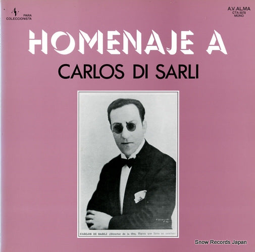 SARLI, CARLOS DI homenaje a carlos di sarli CTA-5078