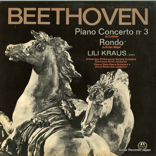 KRAUS, LILI beethoven; piano concerto no.3 in c minor M-2285