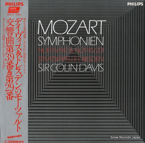 DAVIS, COLIN mozart; symphonien nr.39 & nr.29 28PC-53