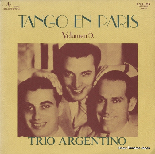 TRIO ARGENTINO tango en paris vol.5 CTA-1005