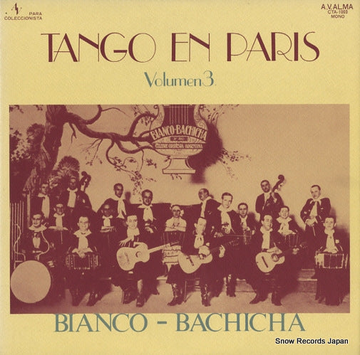 BIANCO-BACHICHA tango en paris vol.3 CTA-1003