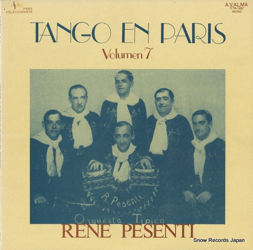 PESENTI, RENE tango en paris vol.7 CTA-1007
