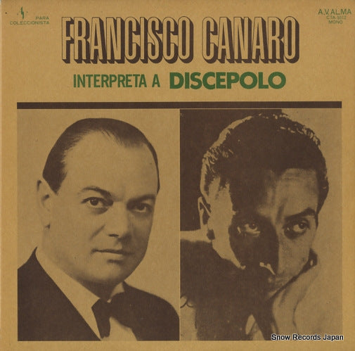 CANARO, FRANCISCO interpreta a discepolo CTA-5012