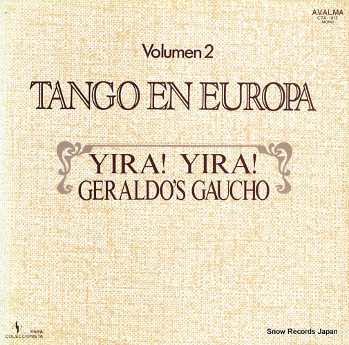 GAUCHO, GERALDO'S tango en europa vol.2 CTA-1012