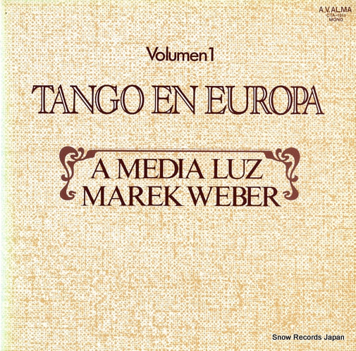 WEBER, MAREK tango en europa vol.1 CTA-1011