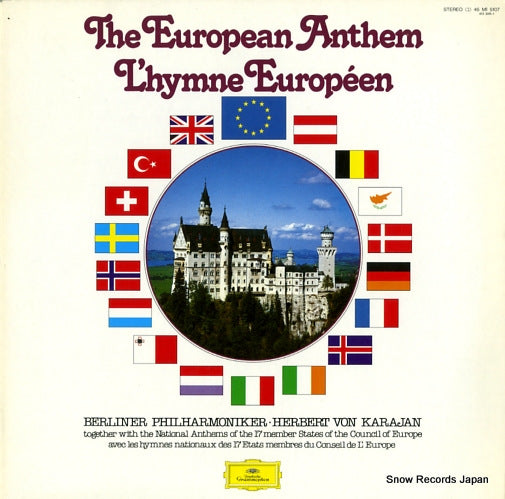 KARAJAN, HERBERT VON the european anthem MI5107