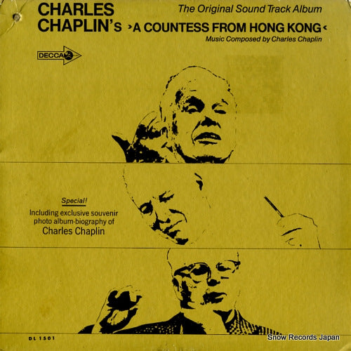 CHAPLIN, CHARLES charles chaplin's a countess from hong kong DL1501