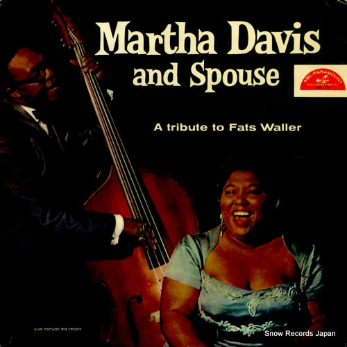 DAVIS, MARTHA a tribute to fats waller ABC-213