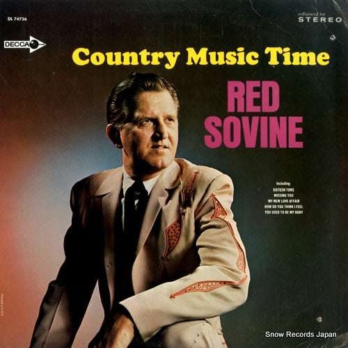 SOVINE, RED country music time DL74736