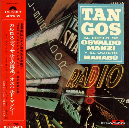 MANZI, OSVALDO, AND OCTETO MARABU tan gos al estilo SMP-1430