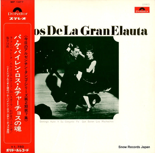 RULIO, DOMINGO tangos de la gran elauta MP1477