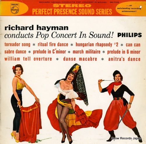HAYMAN, RICHARD conducts pop concert in sound SM-7009