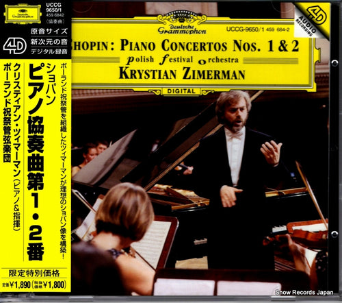 ZIMERMAN, KRYSTIAN chopin; piano concertos nos.1 & 2 UCCG-9650