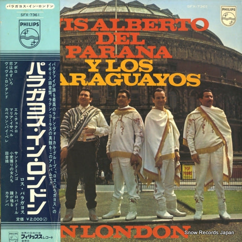 LOS PARAGUAYOS luis alberto del parana y los paragayos in london SFX-7361