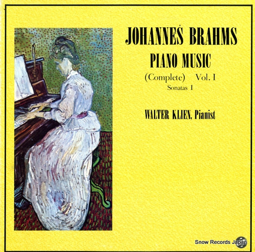 KLIEN, WALTER brahms; piano music vol.1 H-4582V