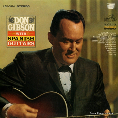 GIBSON, DON don gibson with spanish guitars LSP-3594