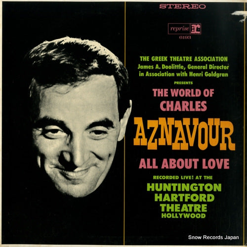 AZNAVOUR, CHARLES the world of charles aznavour all about love RS-6193