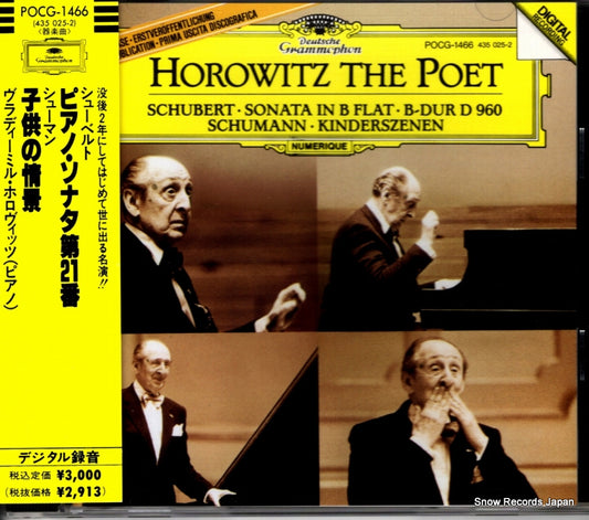 HOROWITZ, VLADIMIR horowitz the poet POCG-1466