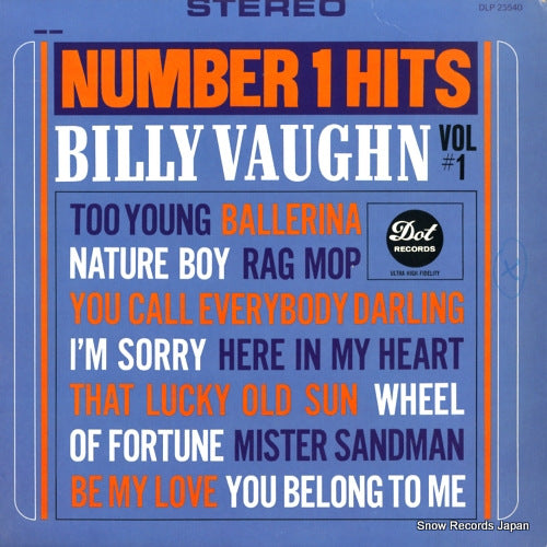 VAUGHN, BILLY number 1 hits, vol.1 DLP25540