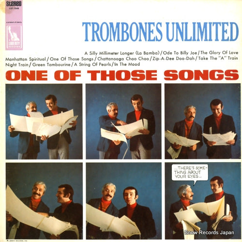 TROMBONES UNLIMITED one of those songs LST-7549