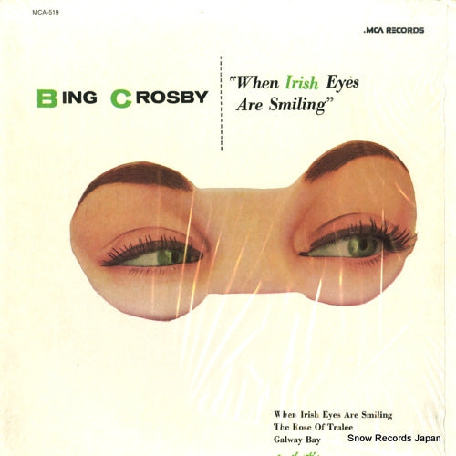 CROSBY, BING when irish eyes are smiling MCA-519