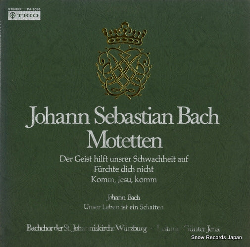 JENA, GUNTER bach; motetten PA-1096