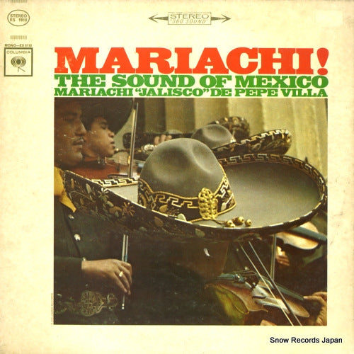 MARIACHI JALISCO DE PEPE VILLA mariachi! / the sound of mexico ES1810