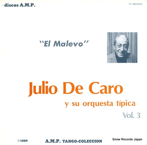 DE CARO, JULIO el malevo vol.3 TC-1068