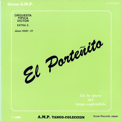 ORQUESTA TIPICA VICTOR el portenito TC-1051